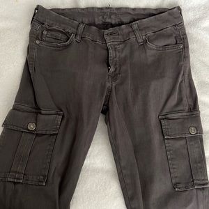 J Brand grey cargo pants.. size 28